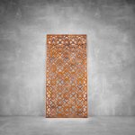 Wall Art D108 - 2000 X 1000 X 20 Indoor Matt Black Cool White