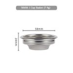 Coffee Accessories 3-EAR Bottomless Portafilter Compatible For 1 Cup Basket