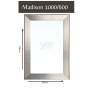Large Wall Mirror 1000/600 Madison