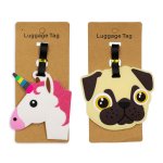 Individual Animal Luggage Travel Tag - Pug