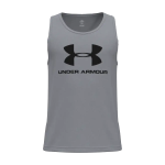 Under Armour Men's Sportstyle Logo Tank Grey - L