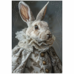 Deco Print Victorian Rabbit His
