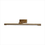 Aluminium Picture Wall Light Brass Satin Chrome - Satin Chrome