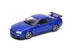 Welly – Nex 1:24 Nissan Skyline Gt-r R34 – Blue
