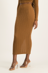 Kyrah Midi Skirt - Brown Sugar - XS