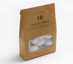 Floating Candle 10PC White 2CM
