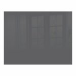 Decorative Glass Wall Tile 898 X 700 X 6MM Met Gun Metal