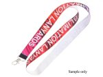 Sample-lanyard Single Side Sub With Lobsterring