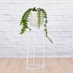 Orion. Orion Plant Stand - White - White Orion Stand With White Moon Planter Excl. Plant