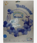 Casey 64PC Blue Birthday Garland Set