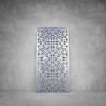 Laser Cut Screen - Design 118 - 1040 X 535 X 20 Stone Grey Outdoor