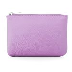 Simarro Coin Purse Vegan Leather Lychee Pattern Zipper Change Purse Portable Coin Wallet MINI Change Holder Coin Pocket For Wome