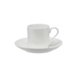 Maxwell & Williams White Basics Straight 100ML Demi Cup & Saucer White
