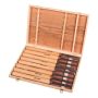 8 Piece Standard Carbon Wood Turning Chisel Set