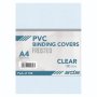 Sds Binding Covers Frosted A4 180 Micron Clear - 100-PACK