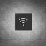 Wifi Sign - Black - Powder Coated Aluminum
