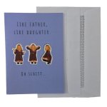 Paper Gift Card And Envelope Oh Schitt Purple