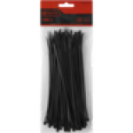 Black Cable Ties 200MM 100-PACK