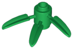 Parts Plant Brick - Round 1 X 1 With 3 Bamboo Leaves 30176 - Green