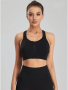 Seamless Flexi Medium Impact Bra - Black - Small