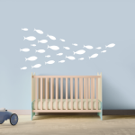 Fish Pattern - White