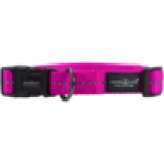 Life Medium Magenta Webbing Dog Collar