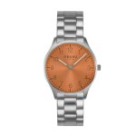 Falke Blonde - Stainless Steel Strap Orange Dial Watch V260GXCYSC-DAF