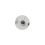 Natura L Crystal Spinning Necklace - Amethyst