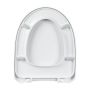 Wirquin Toilet Seat H-1 Soft Close With Stainless Steel Hinges Top Fix