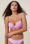 Cotton On Ultimate Comfort Lace T-Shirt Bra - Digital Orchid