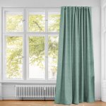 Ready Made Taped Curtain 230X218CM D-duckegg