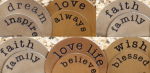 Rld - Round Ready Made Stainless Steel Discs For Lockets Silver - Family Gold