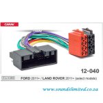 12-040 Ford Land Rover Iso Harness For Car Audio Installation