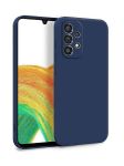 Liquid Silicone Back Case For Samsung Galaxy A52S - Blue