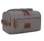 Mens Canvas Toiletry Bags/cosmetic Bag/storage Bag/travel Bag. Grey