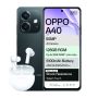 Oppo A40 128GB LTE Dual Sim - Sparkle Black + Buds