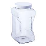 Square Ribbed Jar 2LT