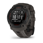 Garmin Instinct E 45MM - Black With Charcoal Silicone Band