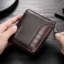 1PC New Men's Wallet Fashion Multifunctional Zipper Versatile Multi-card Slots Card Holder Men's Gift Christmas