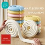 L-shaped Baby Anti-collision Strip Baby Table Corner Anti-bump Protection Strip Wall Sticker Soft Bag Table Window Table Stairs