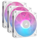 Corsair Rx Rgb Series Icue Link RX120 Rgb White 120MM Fan Triple Pack
