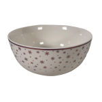 628110660-2 Bowl 600ML Porcelein - Snowflakes