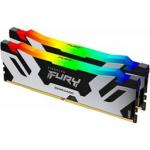 Kingston KF564C32RSAK2-32 Fury Renegade Rgb 32GB 2X16GB DDR5-6400 CL32 1.4V Black & Silver Desktop Memory