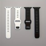 Soft Silicone Replacement Strap For Apple Watch Series 9 8 7 6 5 4 3 2 1 Se: Breathable Sport Band 45MM 41MM 44MM