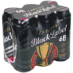 Black Label Beer Cans 6 X 500ML
