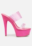 Diablo 2 Platform Mule Heel - Fuchsia