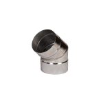 Tech 150MM Bend 45 Deg S S Single Wall