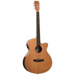 Tanglewood : Winterleaf Super Folk Cutaway Solid Cedar Top Mahogany Back And Sides W bag