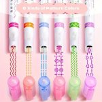 6PCS Assorted Flower-shaped Fine Line Pens - Pvc Ideal For Note-taking & Marking Office Stationery Essentials
