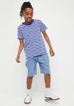 PoP Candy Printed Tee - Blue & White